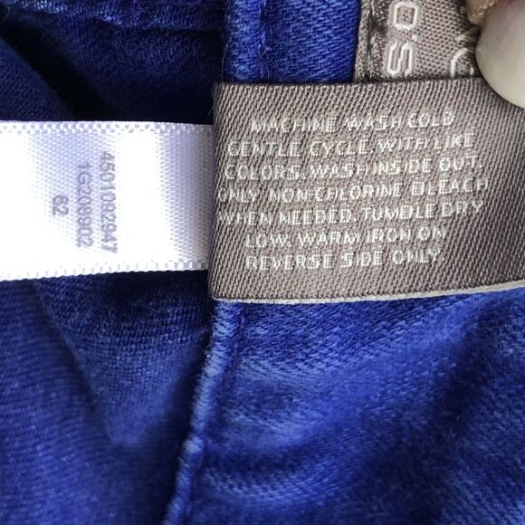 Chico's So Slimming Womens Jeans size 0.5 Short Size 6 US ‎ Stretch Blue Purple - Picture 6 of 8